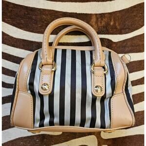 Henri Bendel Mini Stripe Nylon Bag